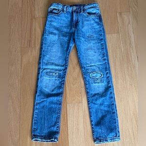 POLO Boys Distressed Patch Jeans